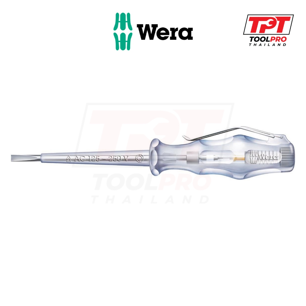 Wera ไขควงตรวจไฟฟ้า Voltage Tester, 247 Shopee Thailand