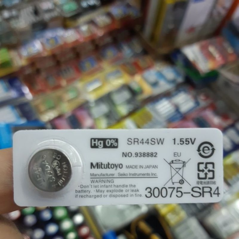 ถ่าน Mitutoyo Soda battery LR44, SR44SW 1.55V จำนวน 1ก้อน Shopee Thailand