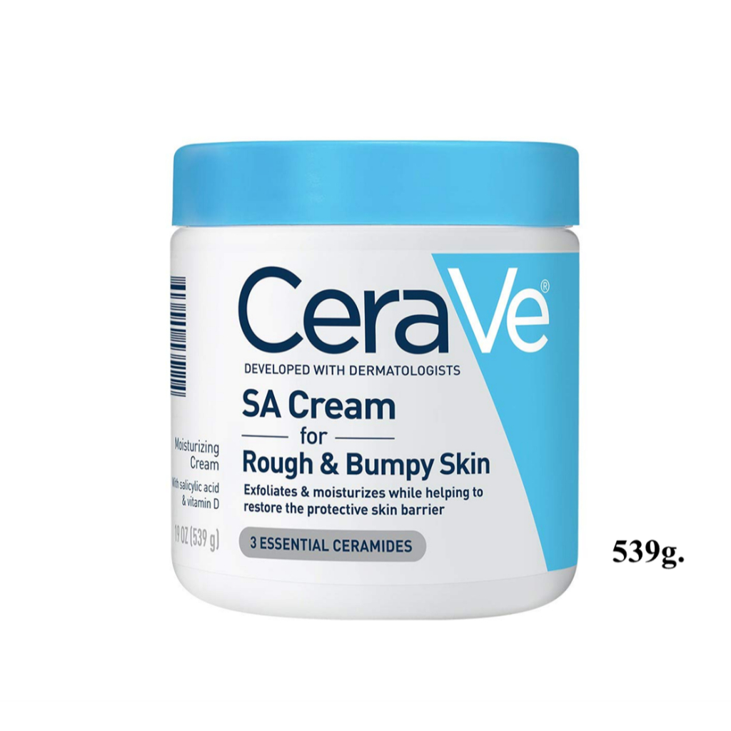 Cerave SA Cream for Rough & Bumpy Skin 539g. เซราวี เอสเอ ครีมสำหรับผิวหยาบ