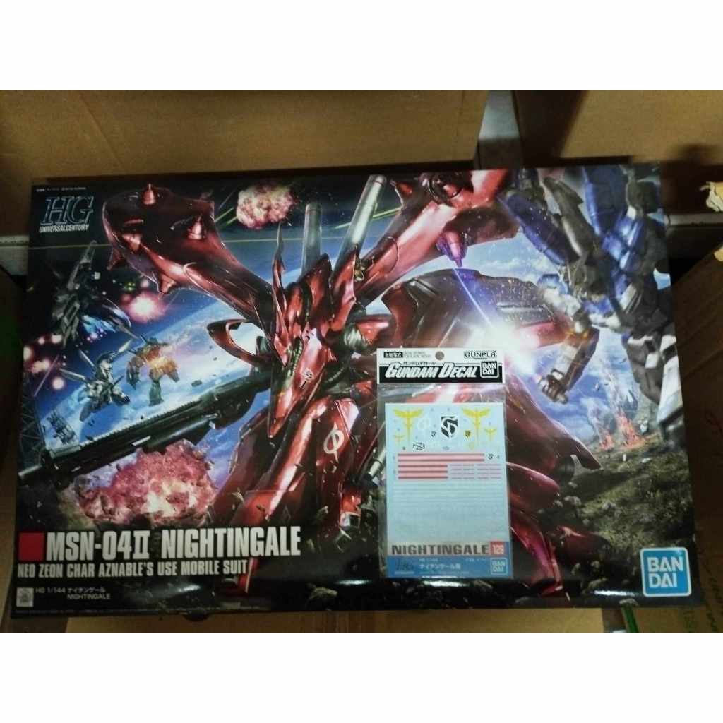 Bandai HGUC 1/144 Nightingale – Maquette Mobile Suit Gundam à Monter