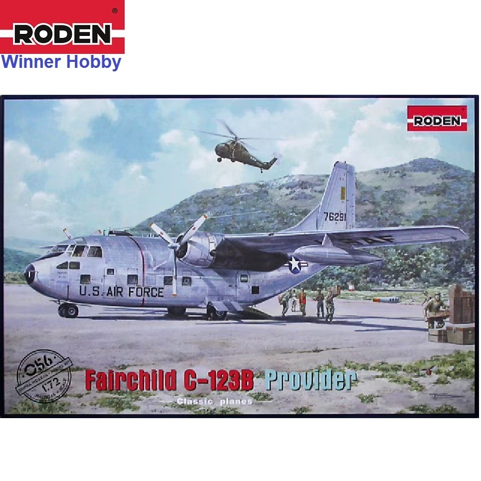 Amazon.co.jp: 1/72 RODEN ローデン ＃056 Fairchild C-123B