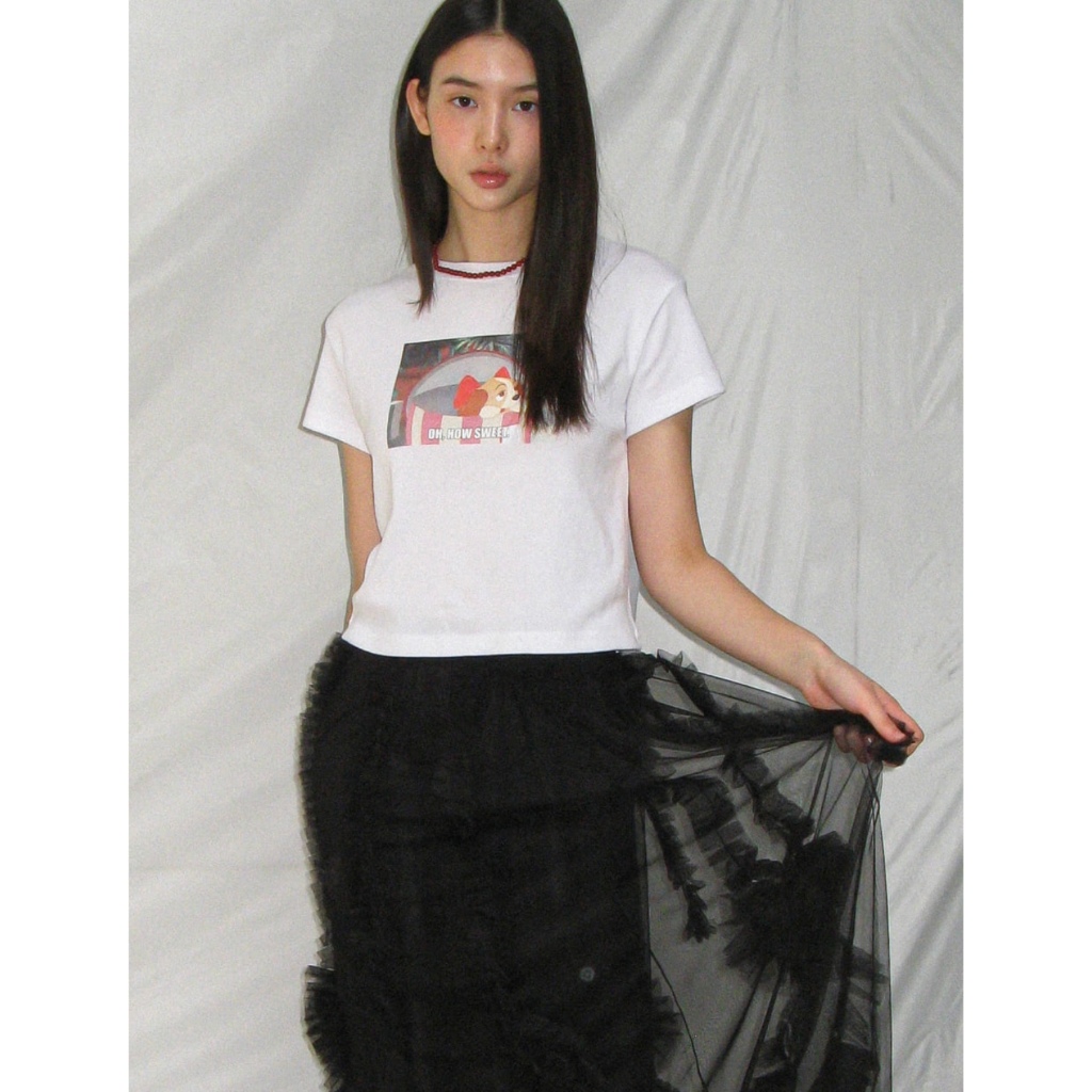 พร้อมส่ง/ของแท้] Ronron - 'Lady And The Tramp' T-Shirt