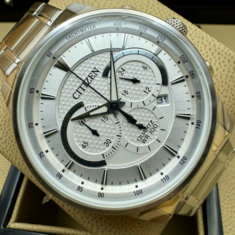 Citizen AN8190-51A Quartz Chronograph Stainless Steel Bracelet Men's ...