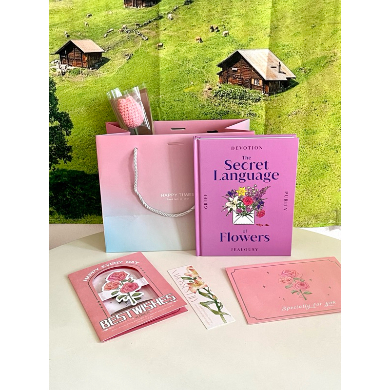 The secret language of flowers 💐💝 หนังสือความหมายของดอกไม้ | Shopee