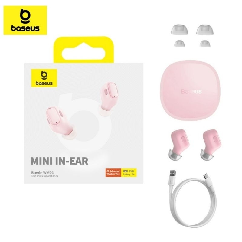(จัดส่งทันที) Baseus WM01 หูฟังบลูทูธไร้สาย True Wireless 5.3 TWS มีเบส ...