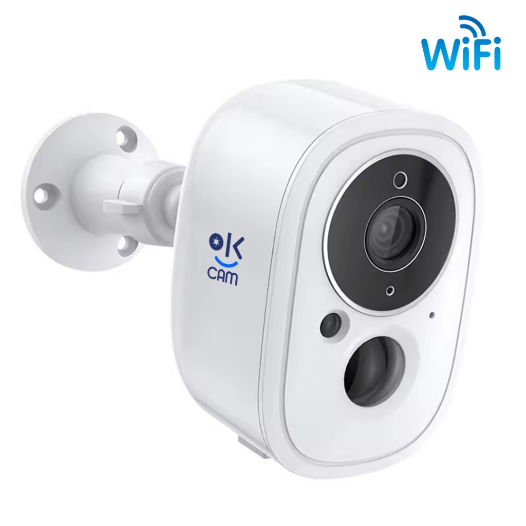 กล้องไร้สาย OKCam by KowaCCTV wifi battery camera 3MP ภาพสี 24 ชั่วโมง ...