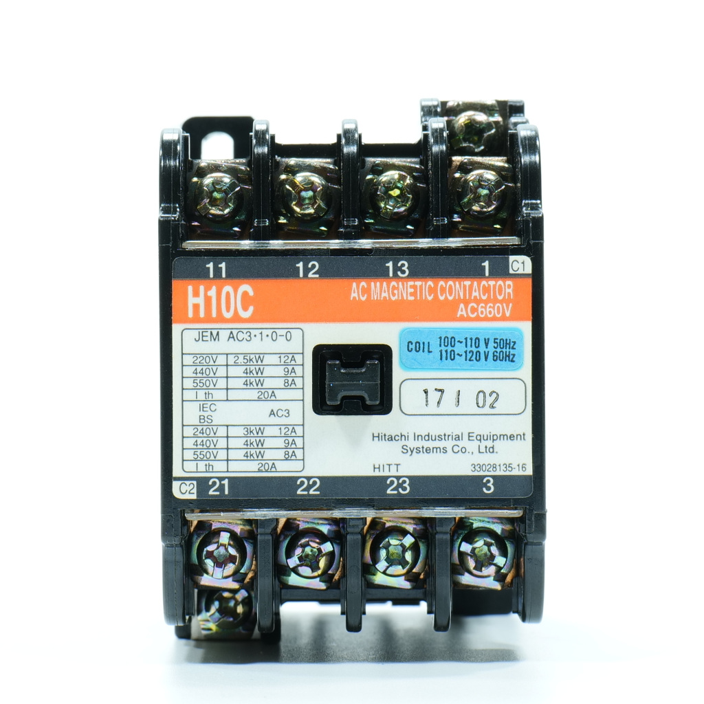 H10C HITACHI H10C MAGNETIC CONTACTOR H10C แมกเนติก คอนแทกเตอร์ ฮิตาชิ ...