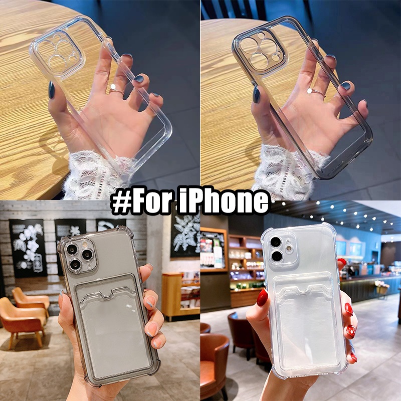 For เคส Case iphone 13 11 15 12 14 Pro Max เคสใส iphone XR 8 7 Plus X ...