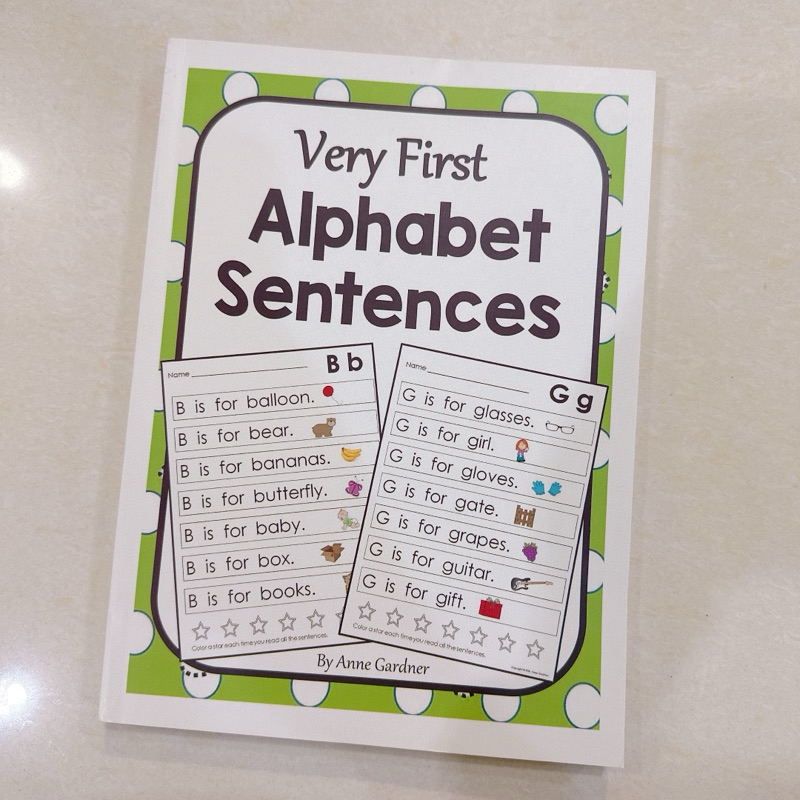 มือสอง สภาพดี Very First Alphabet Sentences | Shopee Thailand
