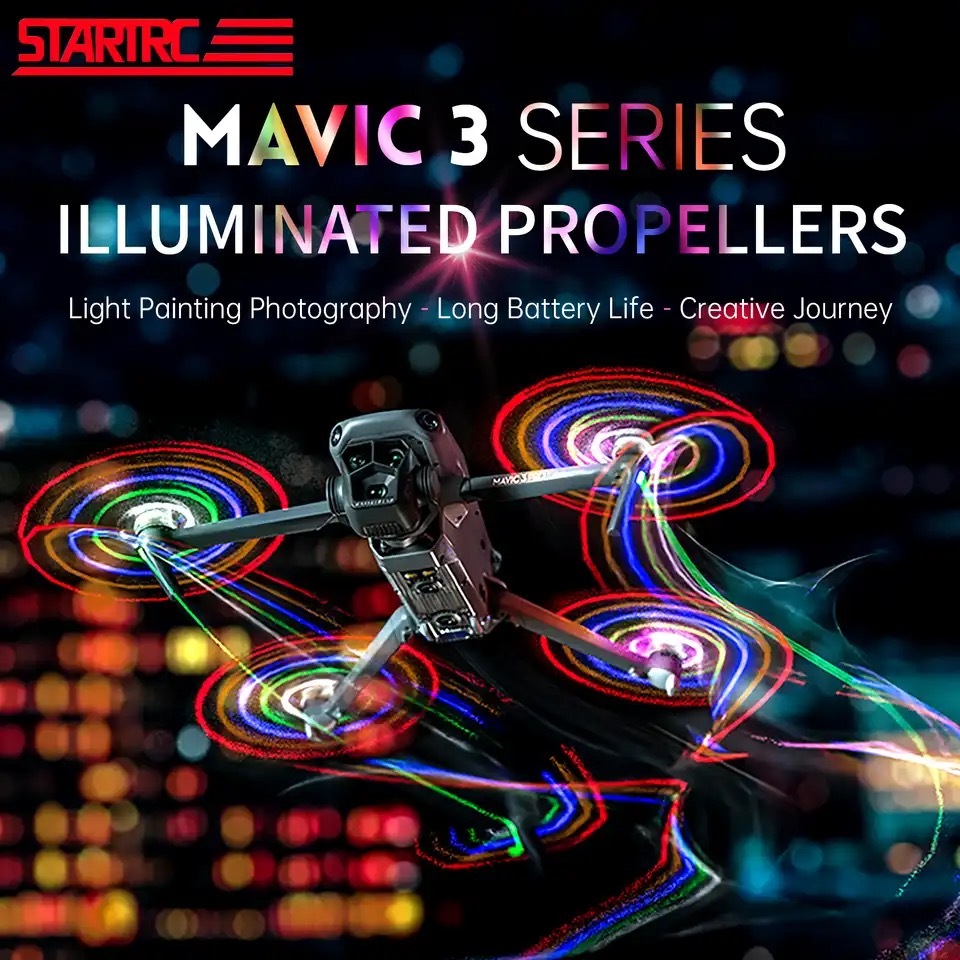 STARTRC DJI Mavic 3 Pro Mavic 3 Series Drone Luminous Propeller LED ...