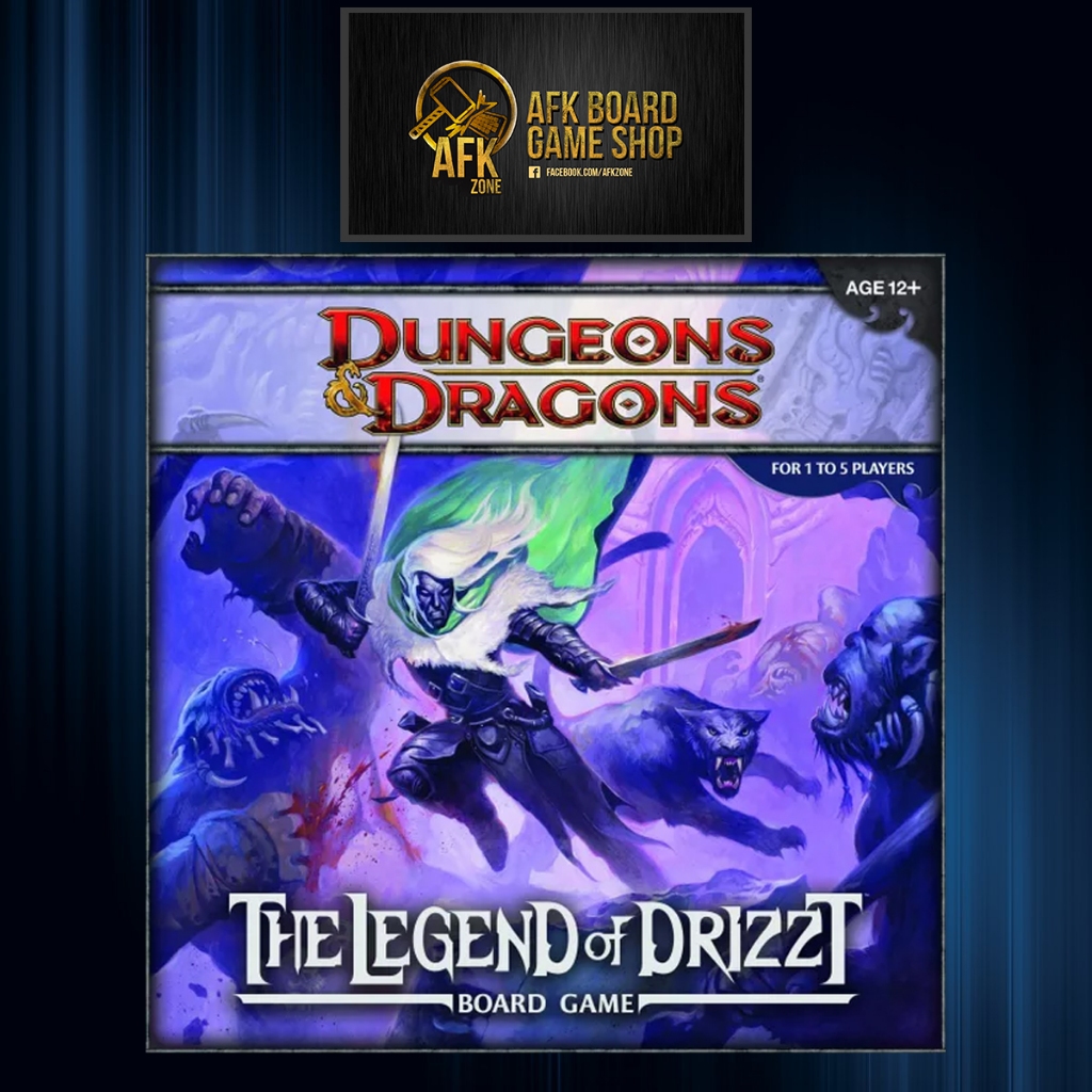 Dungeons & Dragons The Legend of Drizzt Board Game ENG Edition D&D Board Game บอร์ดเกม