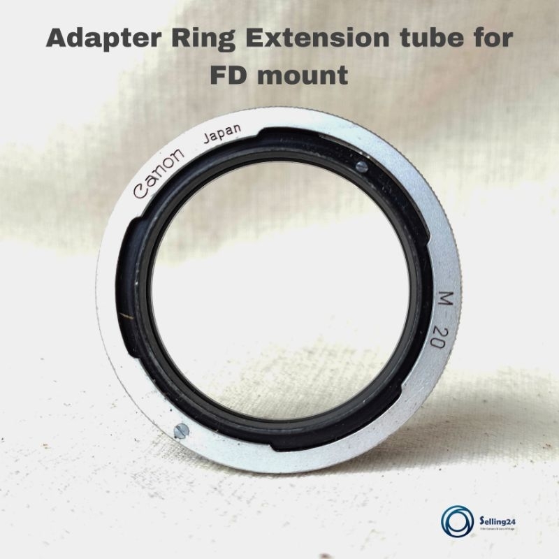 ท่อมาโคร Canon FD Extension Tube M20 intermediate ring 20 mm for Canon ...