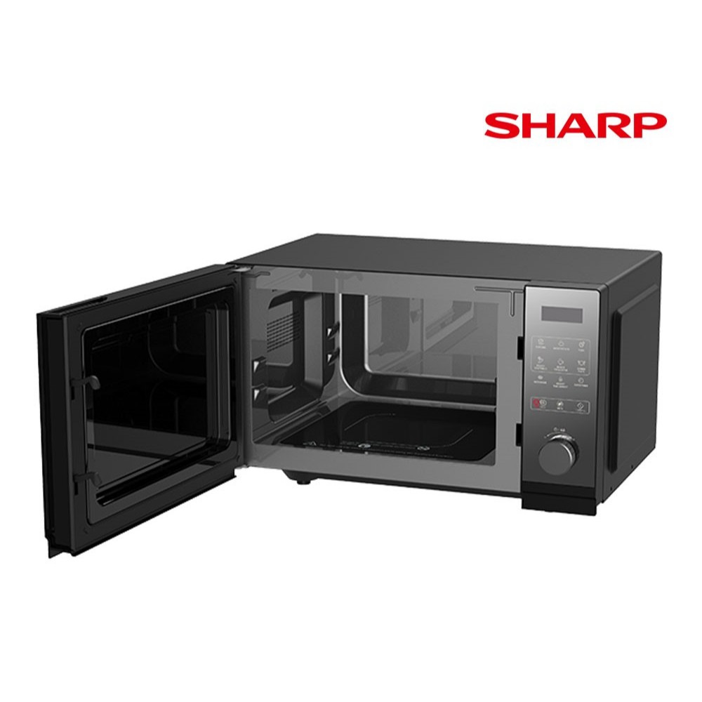SHARP ไมโครเวฟ 23 ลิตร Flatbed ระบบสัมผัส R-2321FG-K R 2321 FG K ...