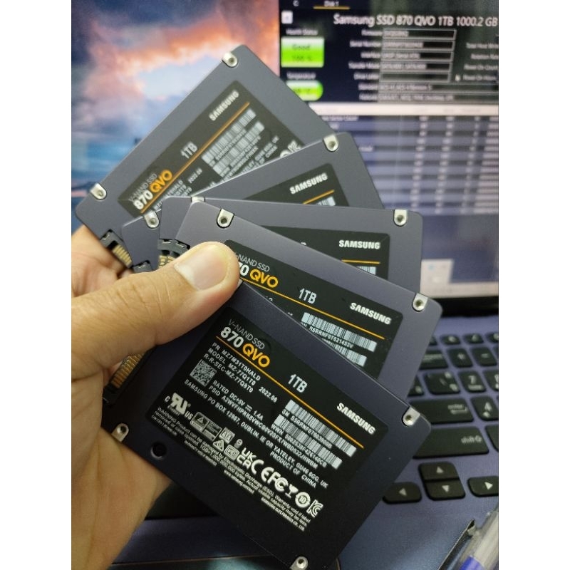 ของแท้ Samsung SSD 870 QVO 1TB สภาพใหม่ 100 ประกันยาวๆ JIB 102025