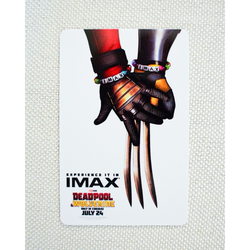 บัตรสะสมของแท้ “DEADPOOL & WOLVERINE” IMAX จาก Major Cineplex