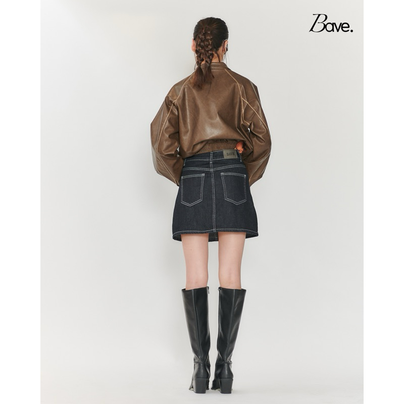 BAVE OFFICIAL | กระโปรงยีนส์รุ่น bavedenimS8 | Shopee Thailand