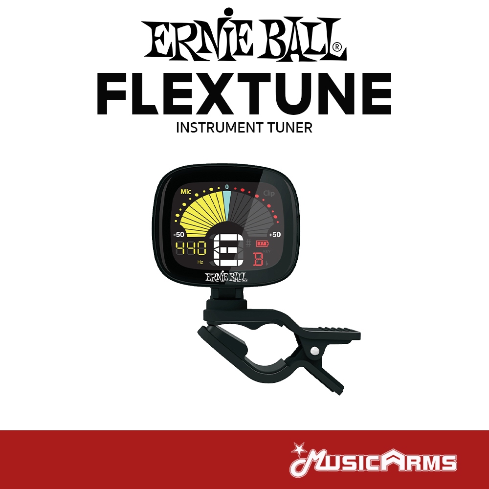 Ernie Ball FlexTune เครื่องตั้งสาย Instrument Tuner จูนเนอร์ Music Arms ...