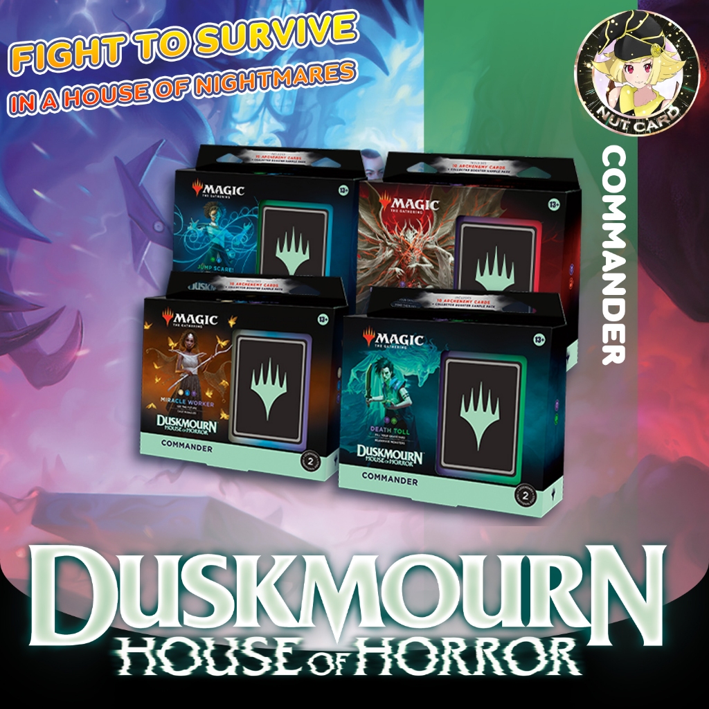 [MTG] Duskmourn: House of Horror - Commander Deck | Shopee Thailand