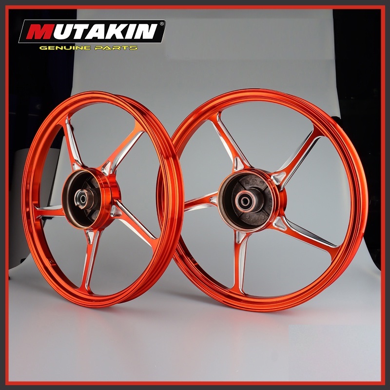 MUTAKIN ล้อแม็ก 511 CNC RIM ล้อแม็กขอบ17 พร้อมลูกปื Honda WAVE100 ...
