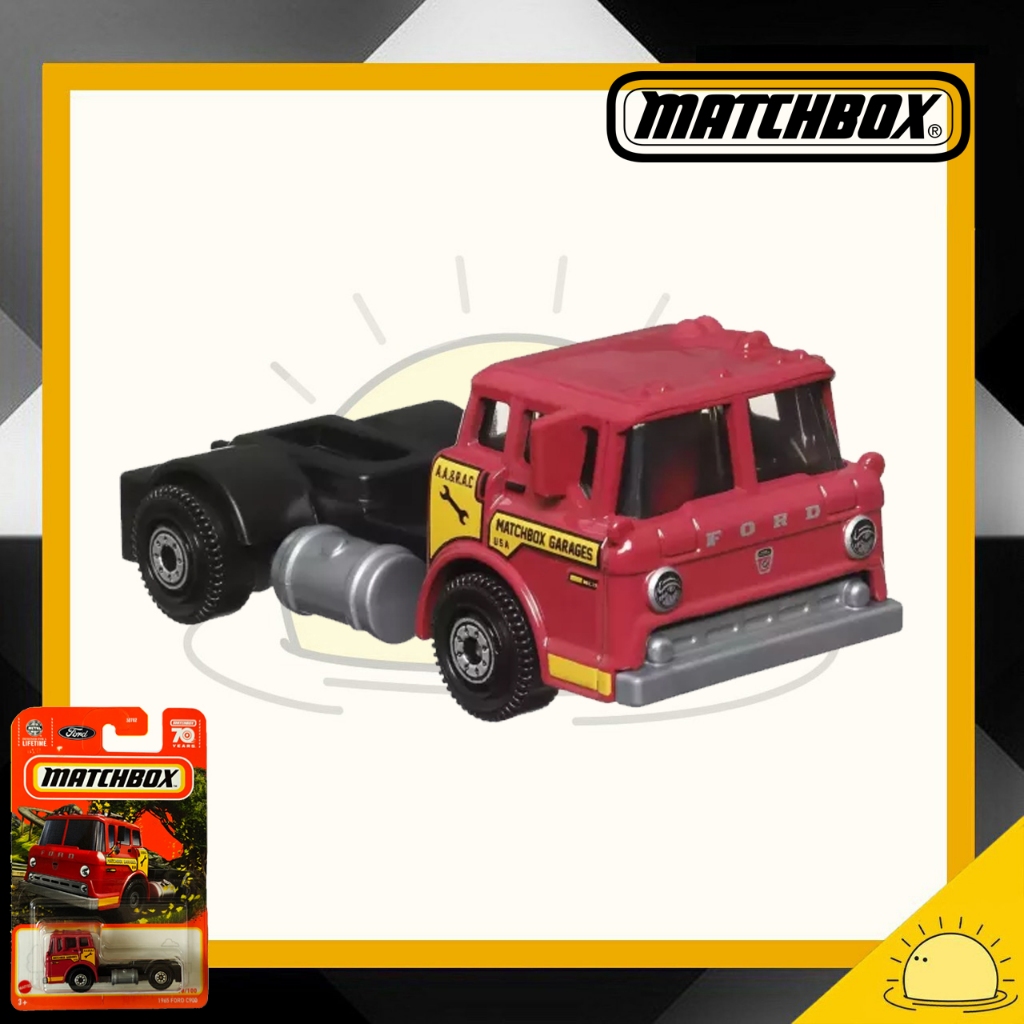 Matchbox 1965 Ford C900 Camión Rojo 18/100 Rojo (Usado