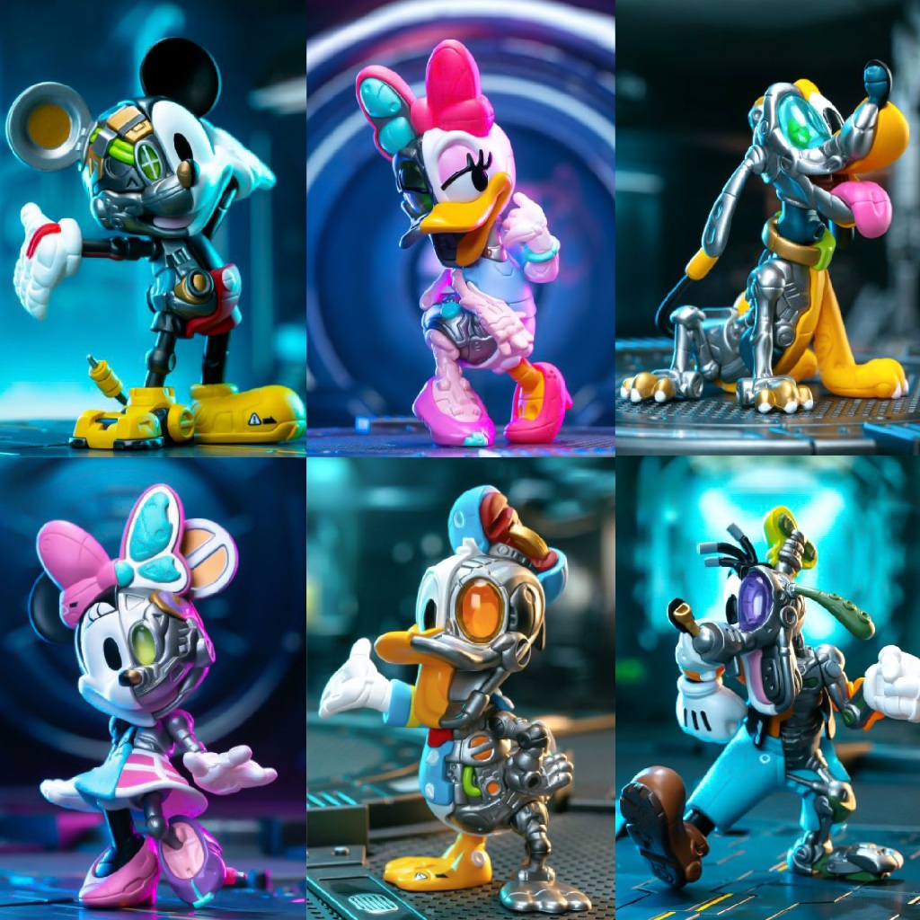 [พร้อมส่งในไทย] 52TOYS Disney - Mickey and Friends Cyborg Series ลุ้น ...