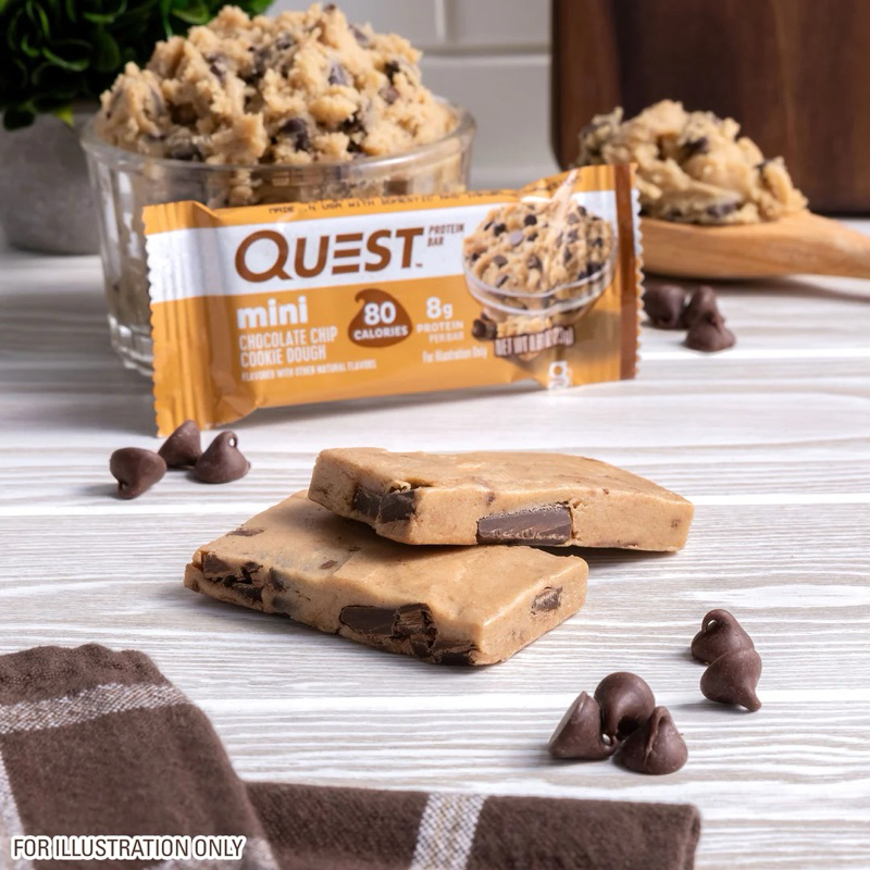 Quest Mini Chocolate Chip Cookie Dough Protein Bars | Shopee Thailand