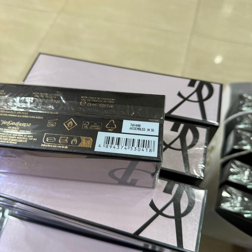 Set YSL Mon Paris Travel Selection 4 x 7.5 ml กล่องซีล ป้ายคิงพาว