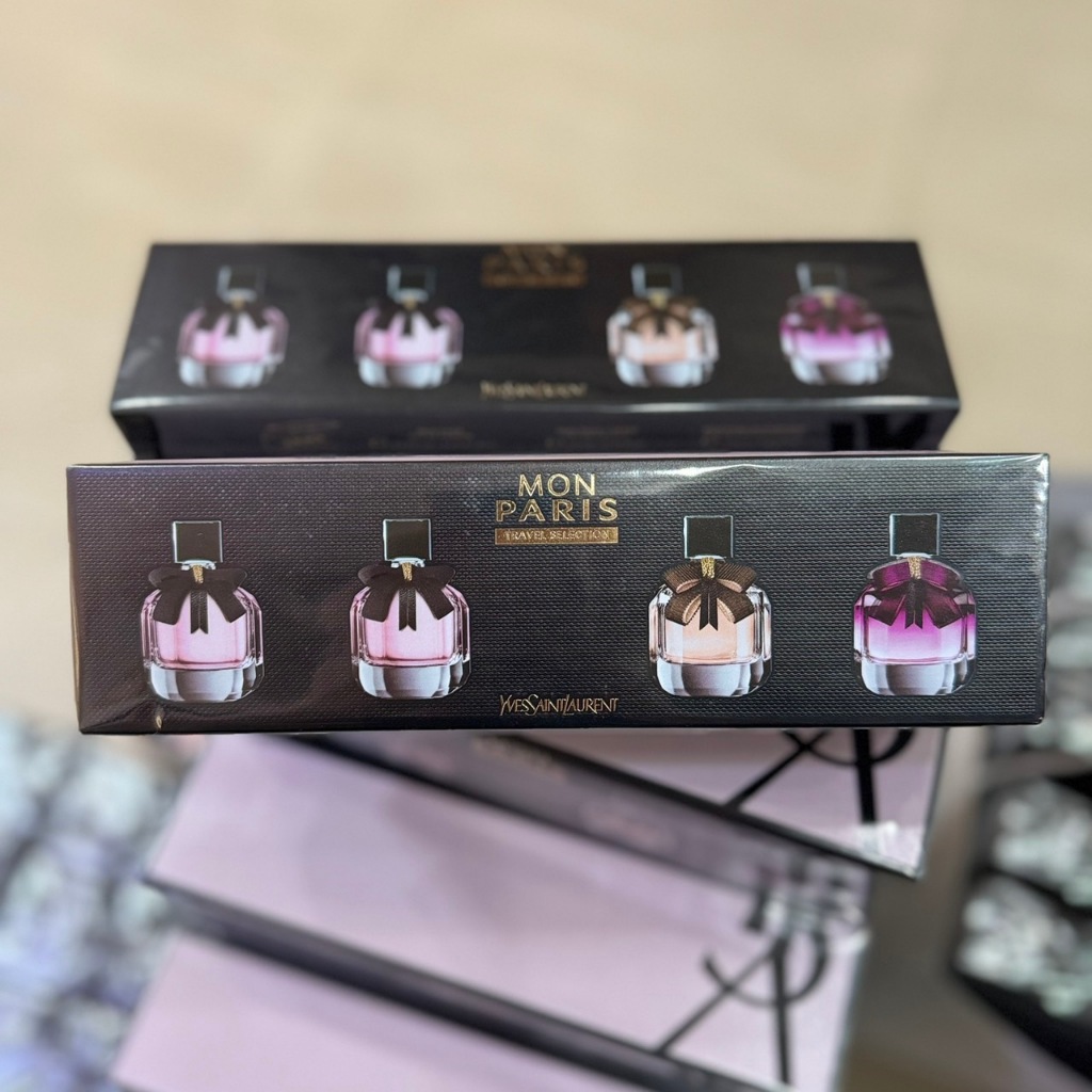 Set YSL Mon Paris Travel Selection 4 x 7.5 ml กล่องซีล ป้ายคิงพาว