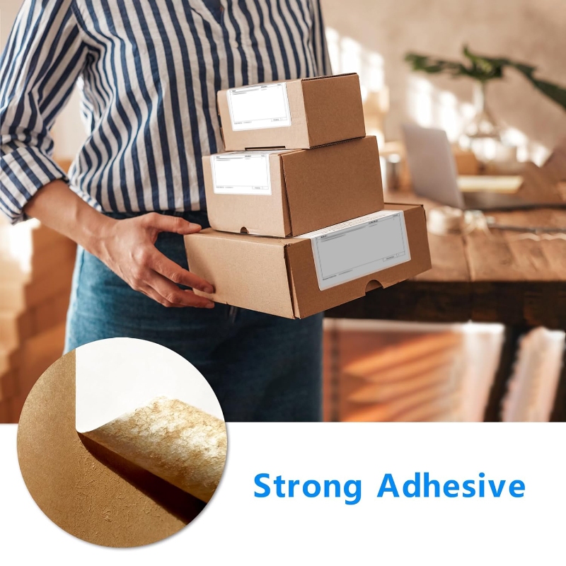 (75*105*500ใบ) กระดาษสติกเกอร์ความร้อน 75*105mm Label Sticker ปริ้นใบปะ ...