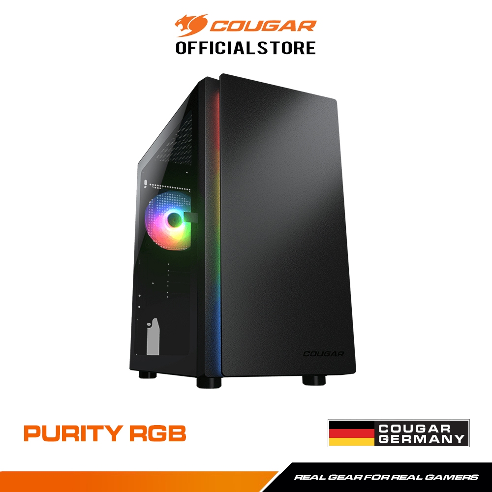 เคสคอมพิวเตอร์ COUGAR - M-ATX CASE PURITY RGB | Shopee Thailand