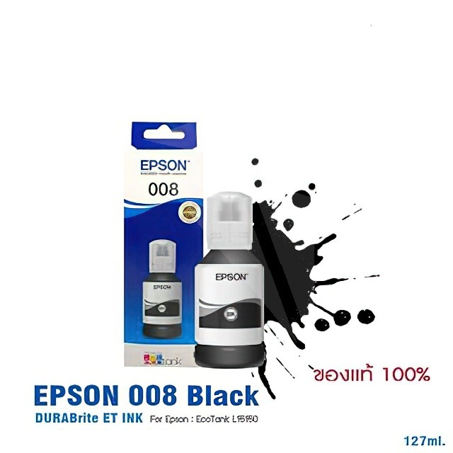 EPSON 008 INK Refill For Printer Epson : EcoTank L6490 / L6550 / L6580 ...