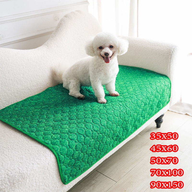แผ่นรองฉี่สัตว์เลี้ยง Pet Pee Pad ซักใช้ซ้ำได้ ผ้าซับฉี่ ผ้ารองฉี่หมา คลุมเบาะแมว