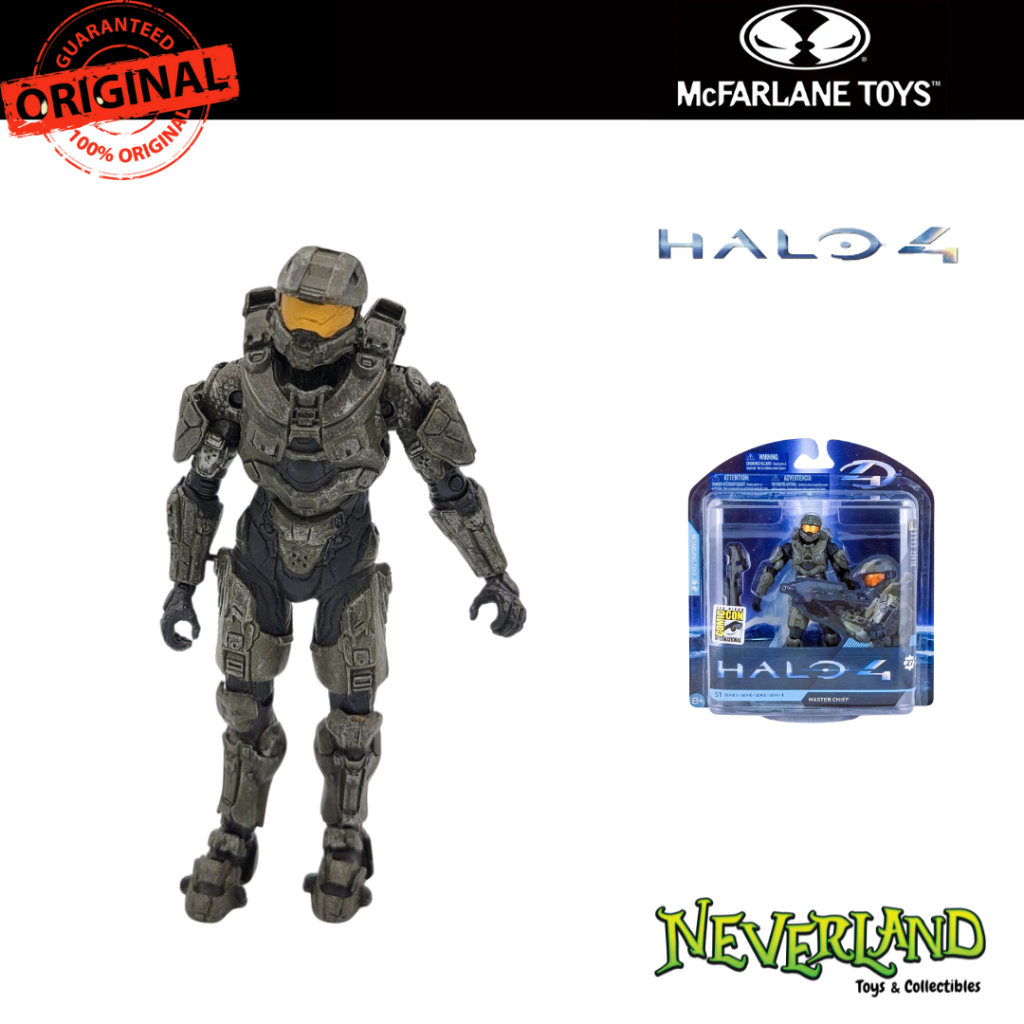 Halo Master Chief Action Figure by McFarlane Toys Shopee Thailand