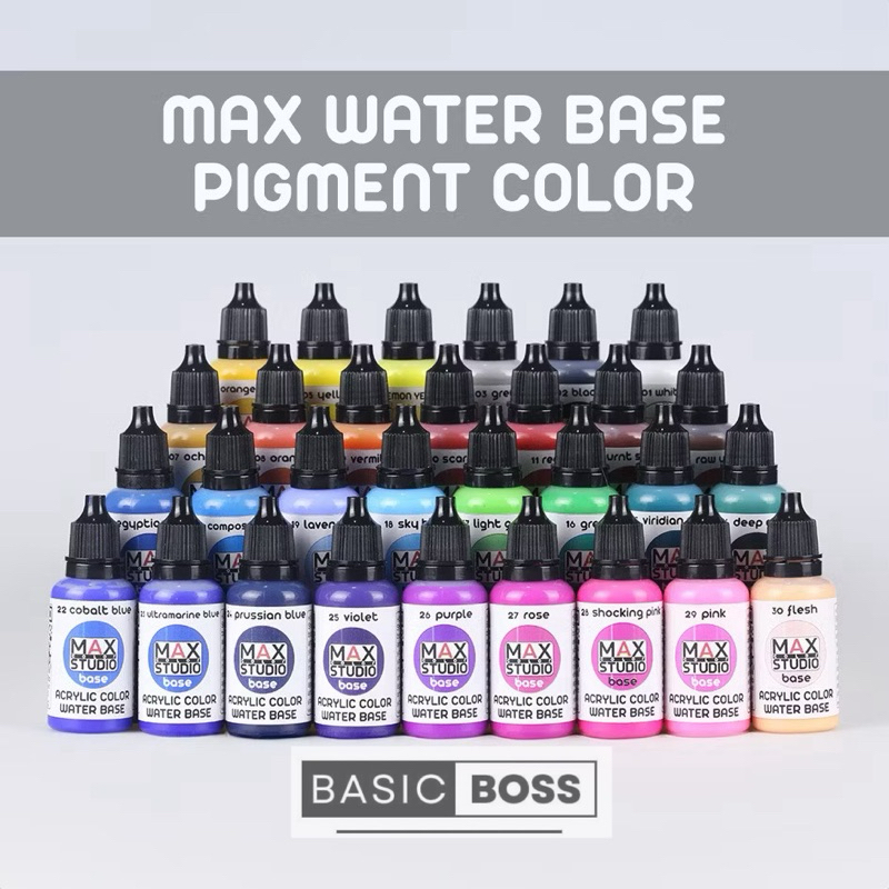 Max Color Water Base Color สีน้ำ model gundam gunpla โมเดล กันดั้ม กัน ...