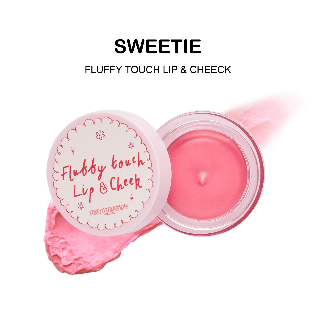TWENTYWENDY | Fluffy touch lip&cheek Sweetie สีชมพูทิวลิป ลิปเนื้อ ...