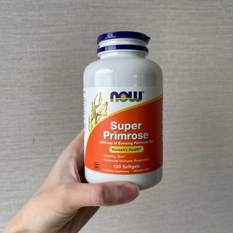 Now Foods Super Primrose 1300 mg of Evening Primrose Oil 120 Softgels ...