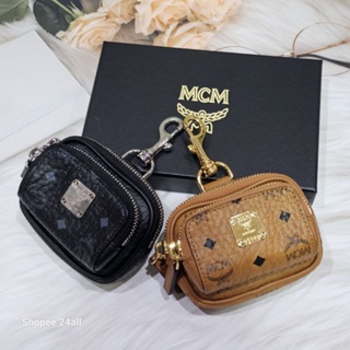 ✔ ของแท้ 100% ✧.* New พร้อมส่ง ✧.* กระเป๋า พวงกุญแจ Mcm ใส่บัตร ใส่เหรียญ