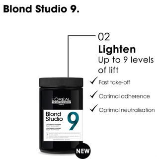 🔥ลอรีอัล ผงฟอก 9ระดับ  ผสมสารบำรุง🔥LOREAL Blond Studio Bonder Inside Lightening Powder 500g