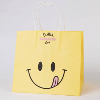 ( พร้อมส่ง ) Knotted Smile Shopping Bag ถุงกระดาษ