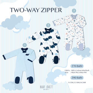 (AUG2023) Babylovett Basic - Two-Way Zipper ชุดนอนคลุมเท้า