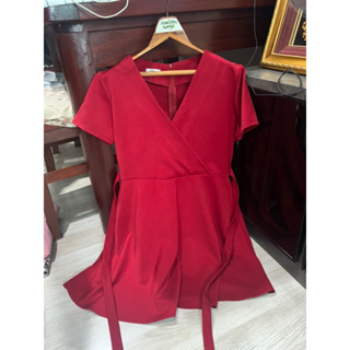 (used) Modish dress สีแดง ยาว 32”