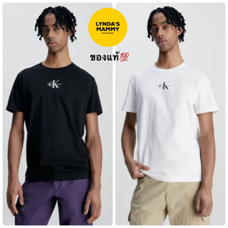 พรีออเดอร์ เสื้อยืด  Calvin Klein ORGANIC COTTON MONOGRAM T-SHIRT