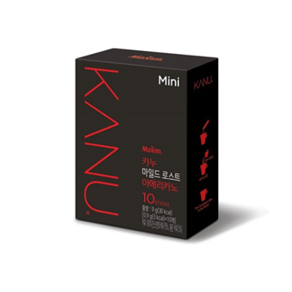 [ของแท้] 카누마일드로스트아메리카노미니 Maxim Kanu Mild Roast Americano Mini (กาแฟอเมริกาโน่ สูตร Mild 10 ซอง) 9g