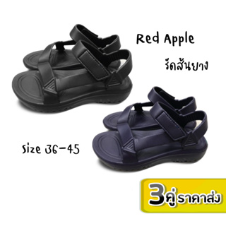 🔥Best Buy 3คู่ ราคาส่ง🔥Red Apple รองเท้ารัดส้นยาง รุ่น BG3645 สวมสบาย Size36-45