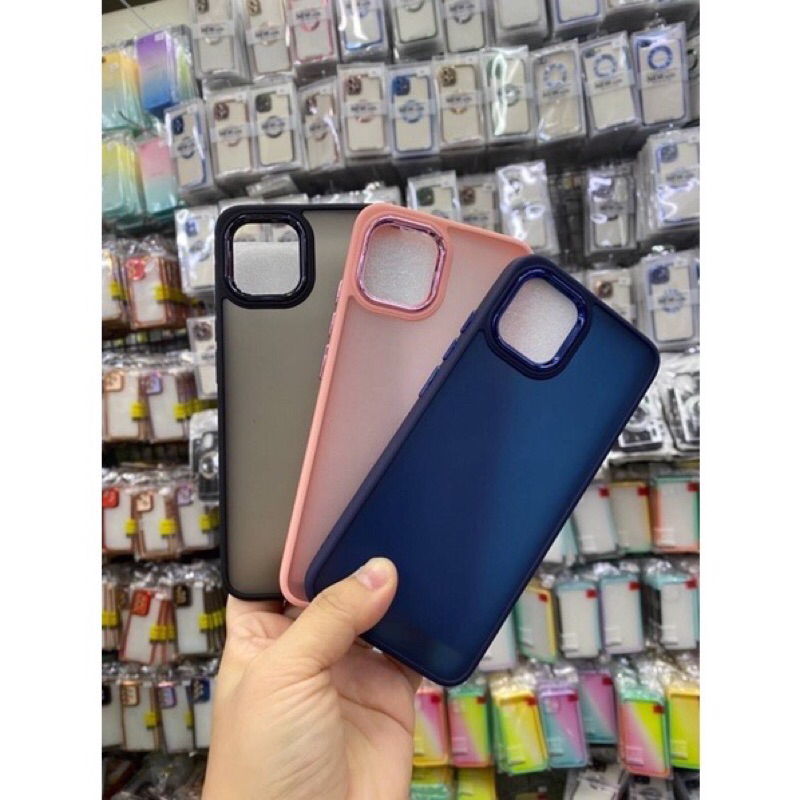 เคสขอบสีหลังขุ่นเปิดกล้อง-รุ่น-realme-c53-สินค้าตรงรุ่น-พร้อมส่งในไทย