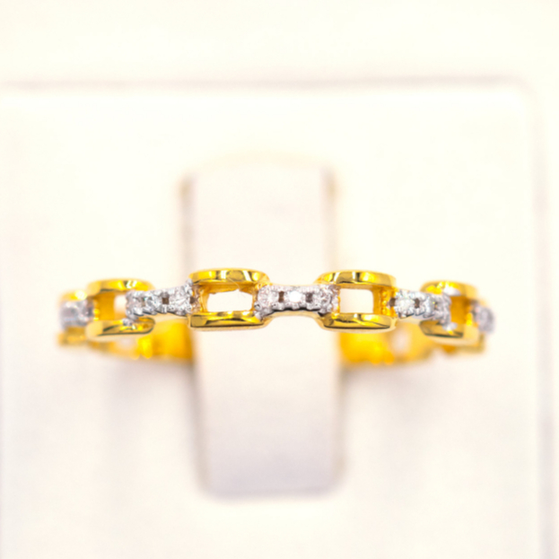 แหวนโซ่คั่น-แหวนเพชร-แหวนทองเพชรแท้-ทองแท้-37-5-9k-me038