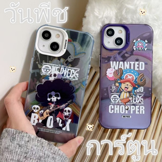 😍👉🏼NEW👈🏼😍เคสไอโฟน11 เคสกันกระแทก Case iPhone 14 13 12 Pro Max การ์ตูน วันพีช ลูฟี่ เคส for iPhone 13