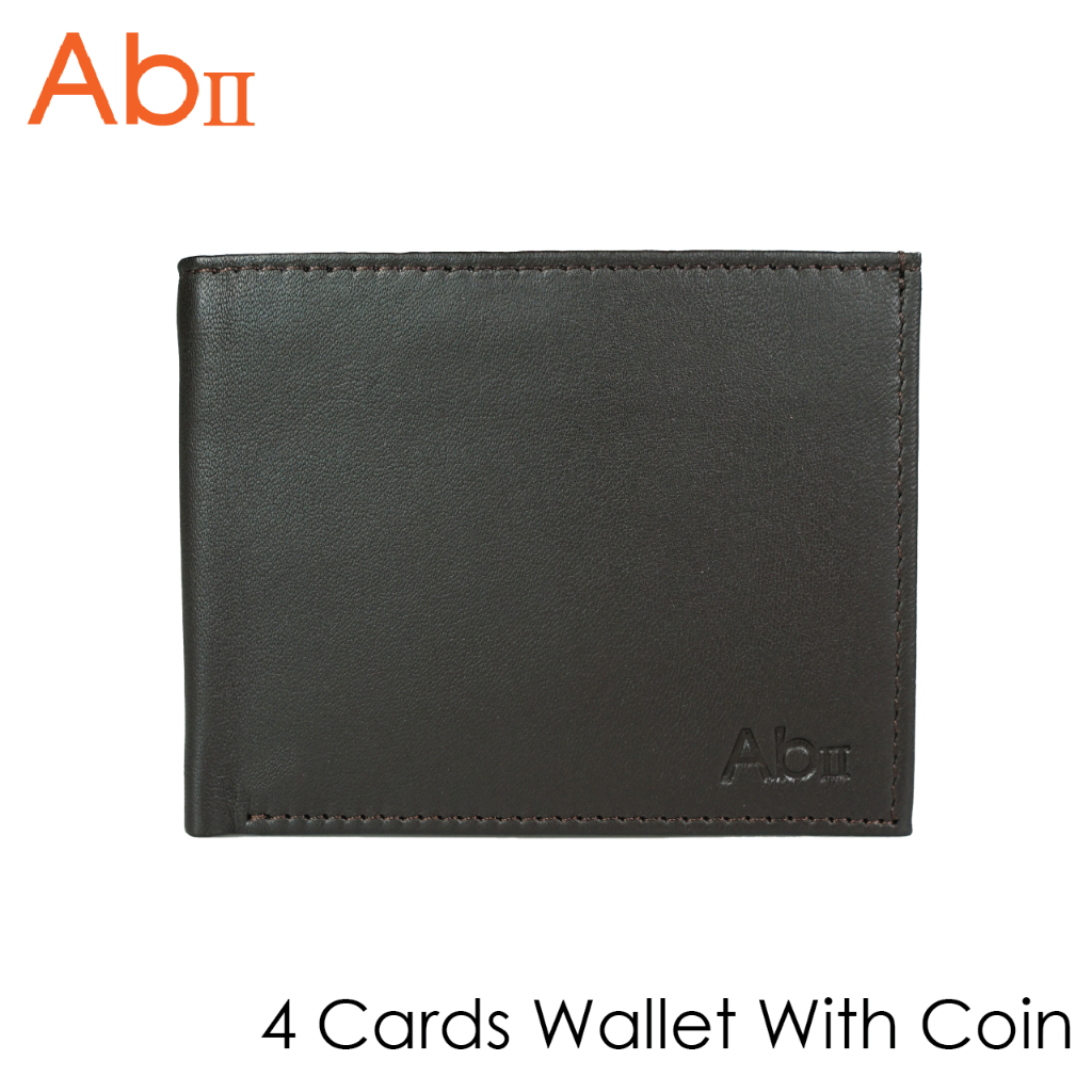 4-cards-wallet-with-coin-กระเป๋าสตางค์หนังแกะ-ยี่ห้อ-abii-a2bb00279-a2bb00299