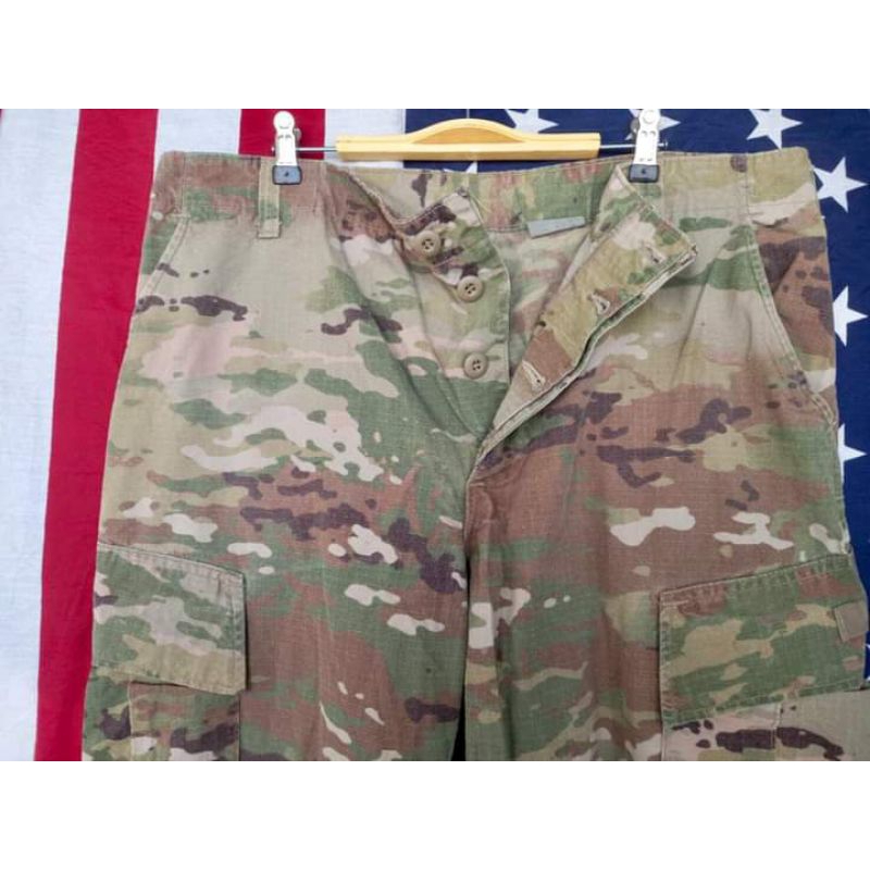 กางเกงทหาร-ลาย-พรางมัลติแคม-เป็นสินค้ามือสอง-สภาพดีเอว40