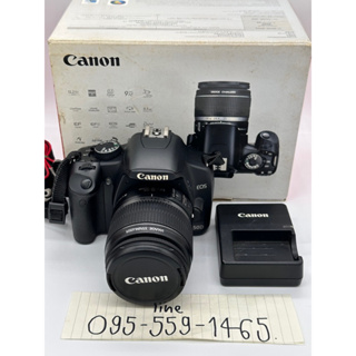 กล้อง Canon 450d ติดเลนส์ 18-55 ใช้งานได้ปกติ เต็มระบบ ชัตเตอร์ 5 พัน